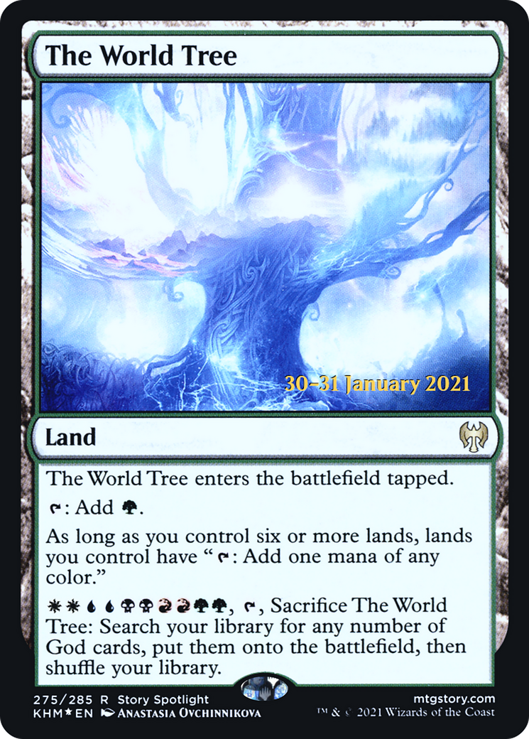 The World Tree (PRE-275) [Kaldheim Promos] Foil MTG Single Wizards of the Coast