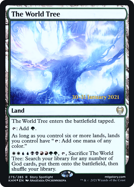 The World Tree (PRE-275) [Kaldheim Promos] Foil MTG Single Wizards of the Coast