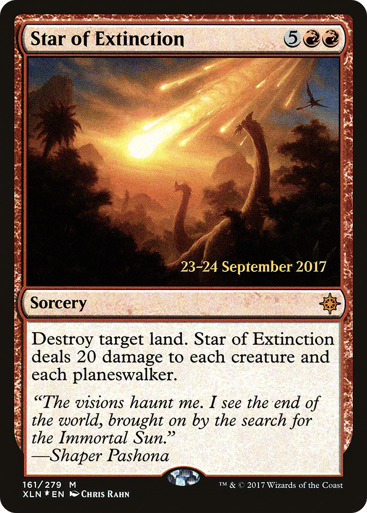 Star of Extinction (PRE-161) [Ixalan Promos] Foil MTG Single Wizards of the Coast
