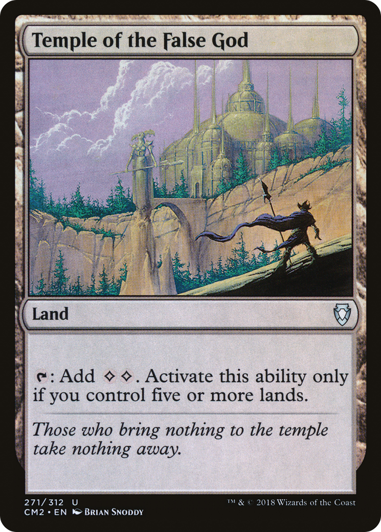 Temple of the False God (CM2-271) [Commander Anthology Volume II] MTG Single Wizards of the Coast