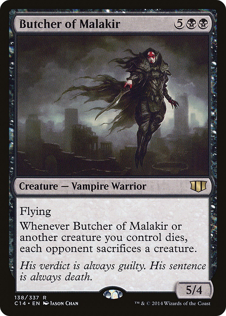 Butcher of Malakir (C14-138) [Commander 2014] MTG Single Wizards of the Coast