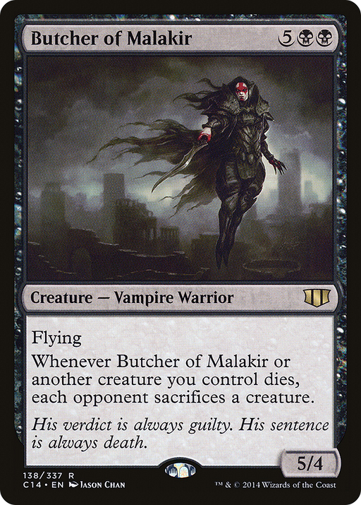 Butcher of Malakir (C14-138) [Commander 2014] MTG Single Wizards of the Coast