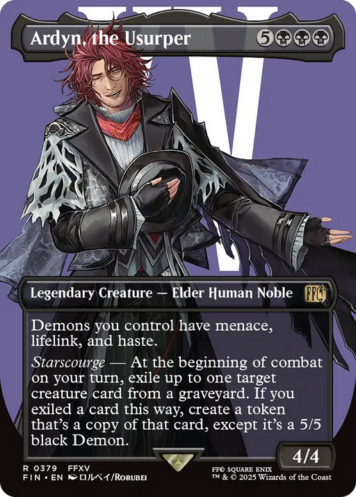 Ardyn, the Usurper (0379) (FIN-379) [FINAL FANTASY] (Borderless) MTG Single Wizards of the Coast