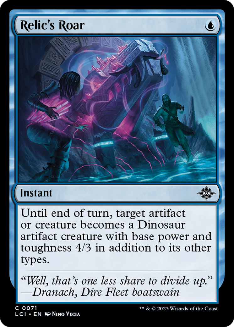 Relic's Roar (LCI-071) [The Lost Caverns of Ixalan] MTG Single Wizards of the Coast