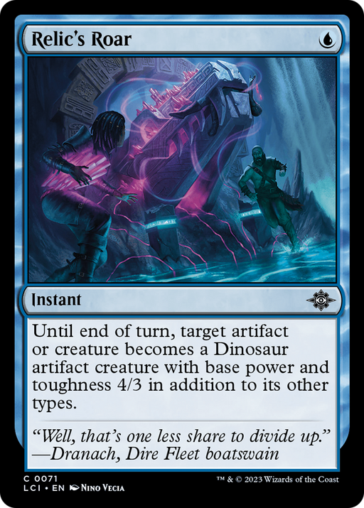 Relic's Roar (LCI-071) [The Lost Caverns of Ixalan] MTG Single Wizards of the Coast