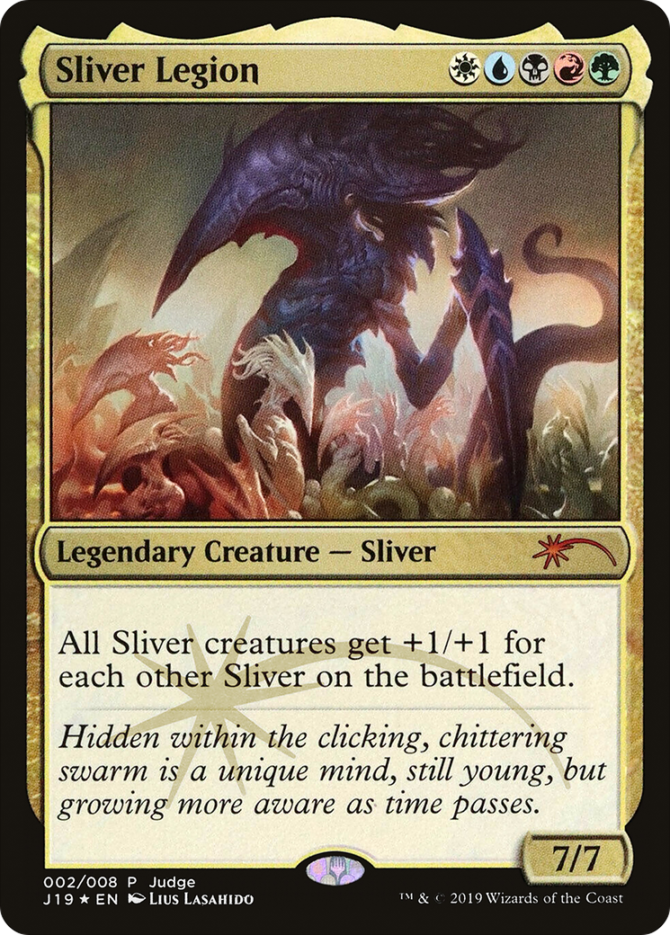 Sliver Legion (JDG-002) [Misc] Judge Gift Cards 2019 Foil MTG Single Wizards of the Coast