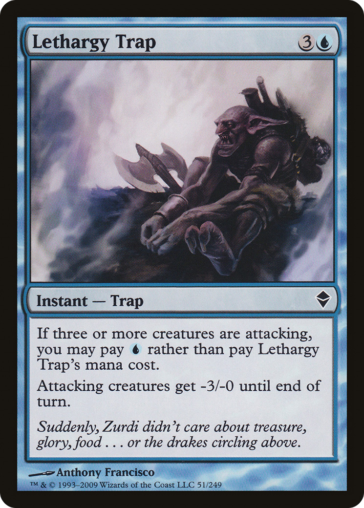 Lethargy Trap (ZEN-051) [Zendikar] MTG Single Wizards of the Coast
