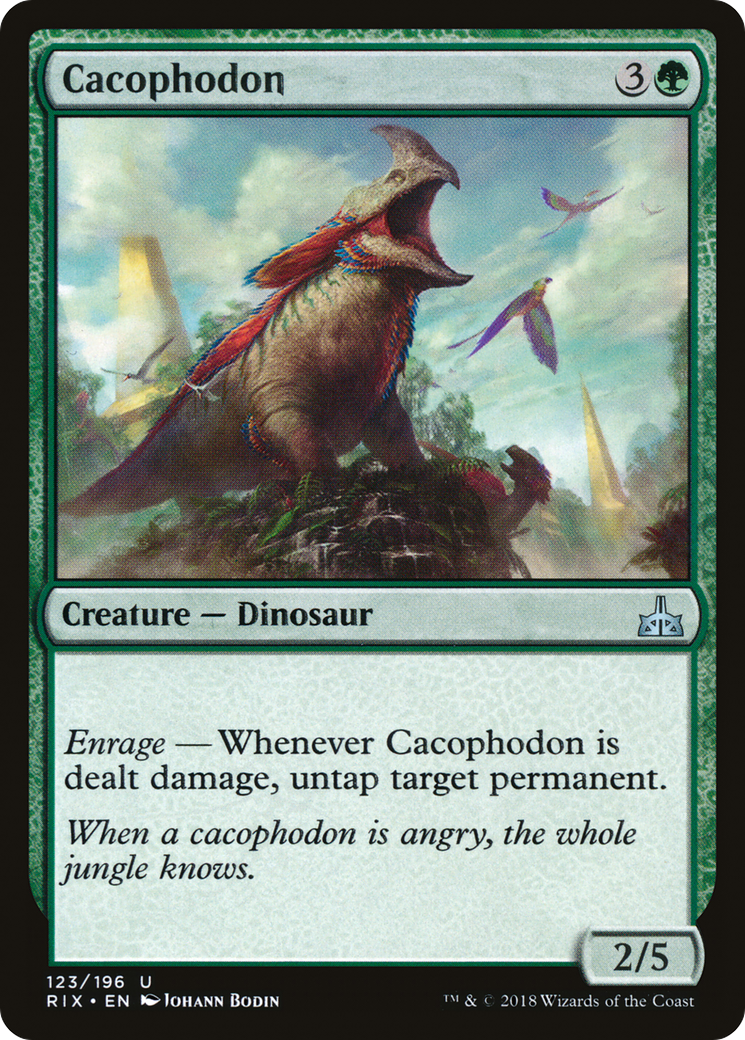 Cacophodon (RIX-123) [Rivals of Ixalan] MTG Single Wizards of the Coast