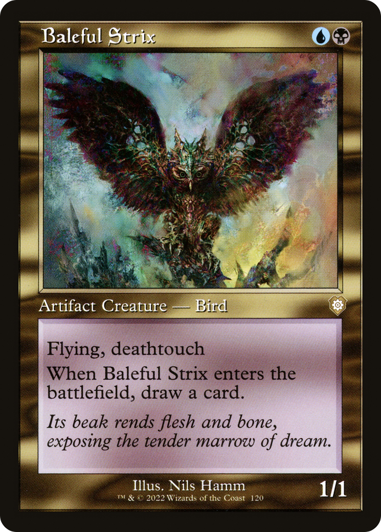 Baleful Strix (BRC-120) [The Brothers' War Commander] MTG Single Wizards of the Coast