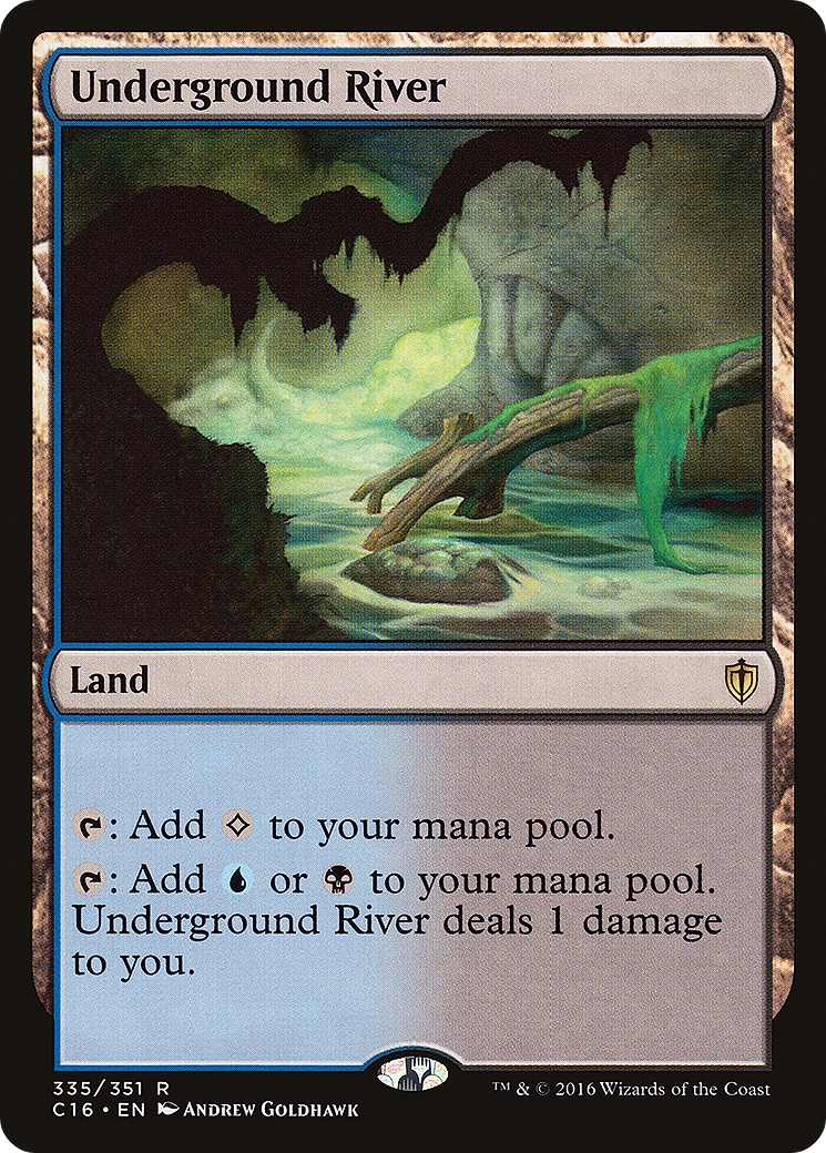 Underground River (C16-335) [Commander 2016] MTG Single Wizards of the Coast