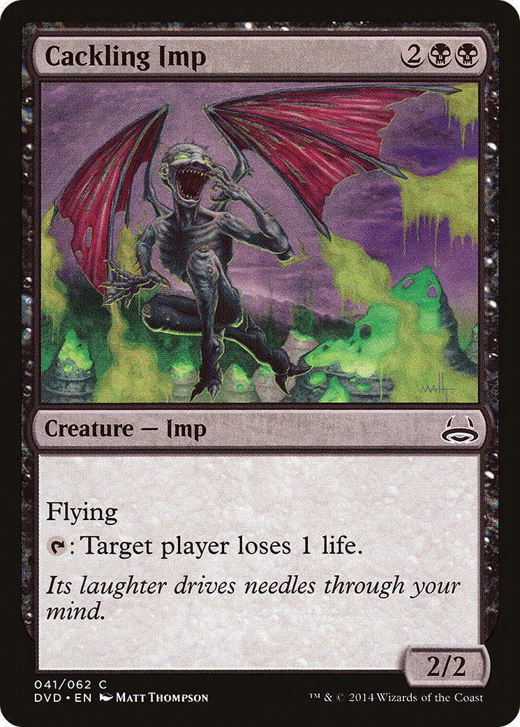 Cackling Imp (DD3-041) [Misc] Duel Decks Anthology: Divine vs. Demonic MTG Single Wizards of the Coast