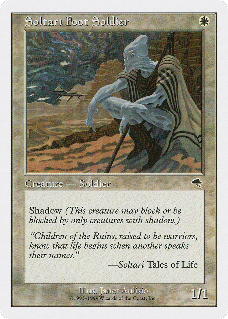 Soltari Foot Soldier (BRB-) [Misc] Battle Royale Box Set MTG Single Wizards of the Coast