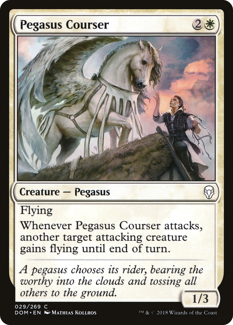 Pegasus Courser (DOM-029) [Dominaria] Foil MTG Single Wizards of the Coast