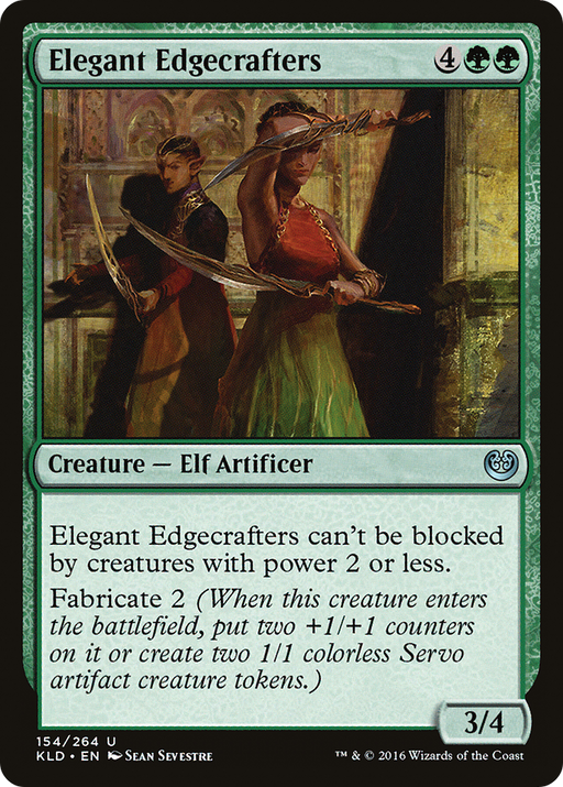 Elegant Edgecrafters (KLD-154) [Kaladesh] MTG Single Wizards of the Coast