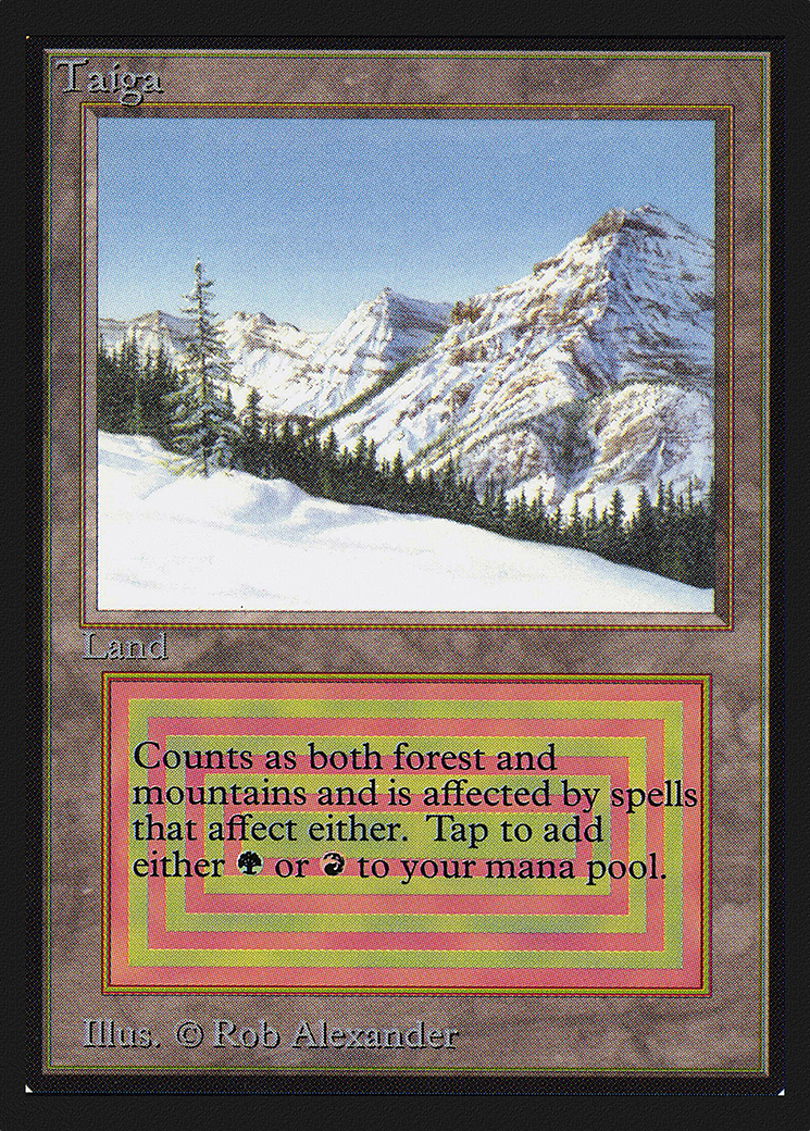 Taiga (IED-283) [Intl. Collectors' Edition] MTG Single Wizards of the Coast
