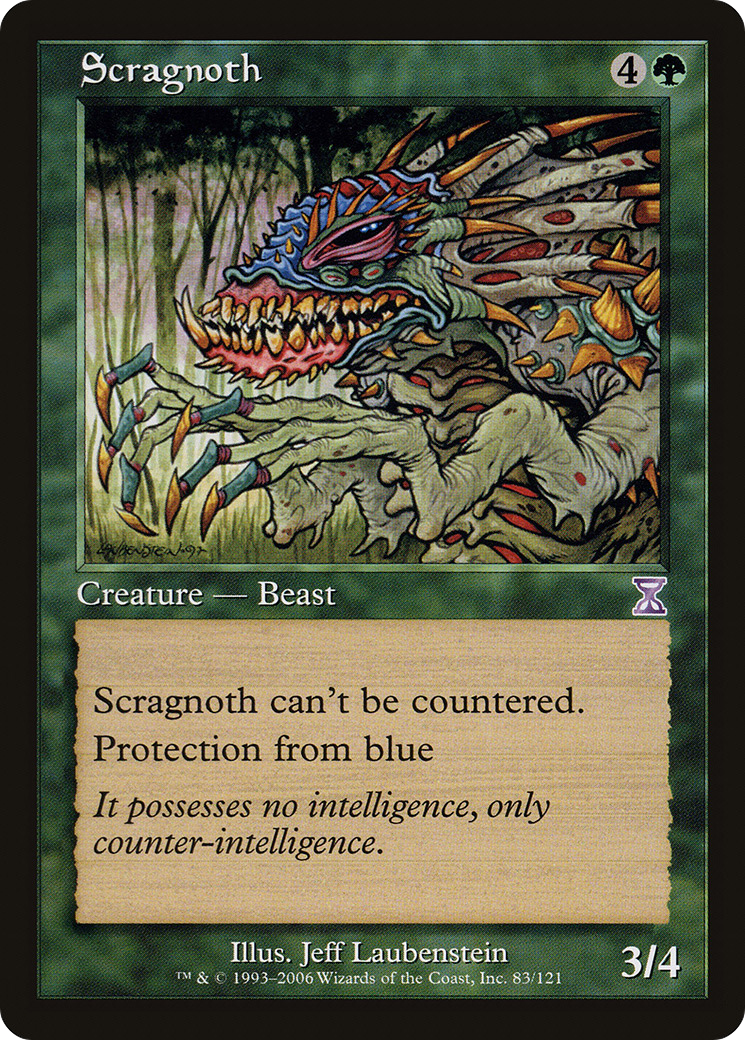 Scragnoth (TSB-083) [Time Spiral Timeshifted] MTG Single Wizards of the Coast