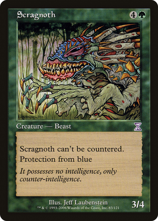 Scragnoth (TSB-083) [Time Spiral Timeshifted] MTG Single Wizards of the Coast