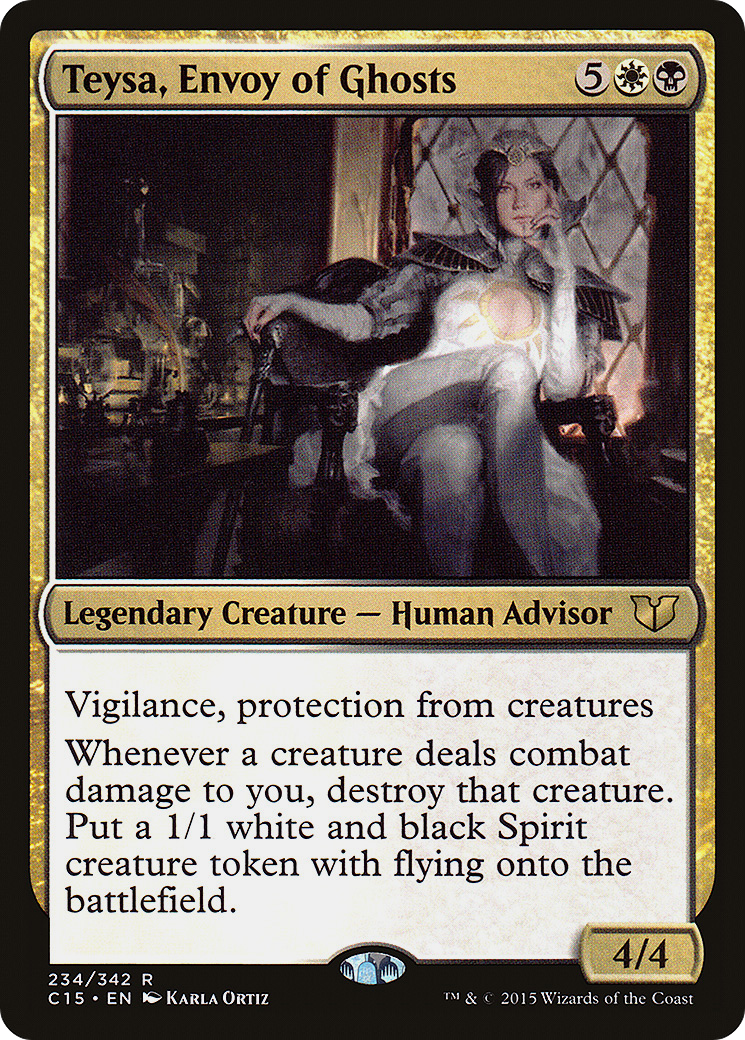 Teysa, Envoy of Ghosts (C15-234) [Commander 2015] MTG Single Wizards of the Coast