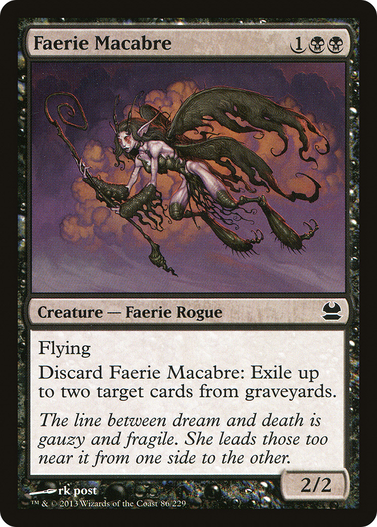 Faerie Macabre (MMA-086) [Modern Masters] MTG Single Wizards of the Coast