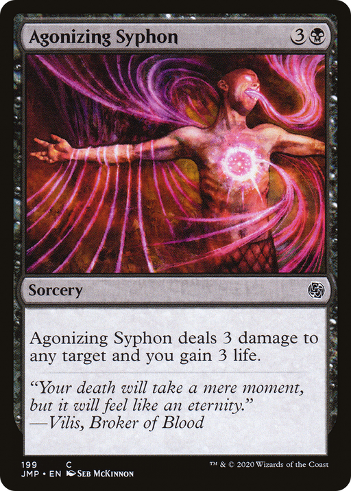 Agonizing Syphon (JMP-199) [Jumpstart] MTG Single Wizards of the Coast