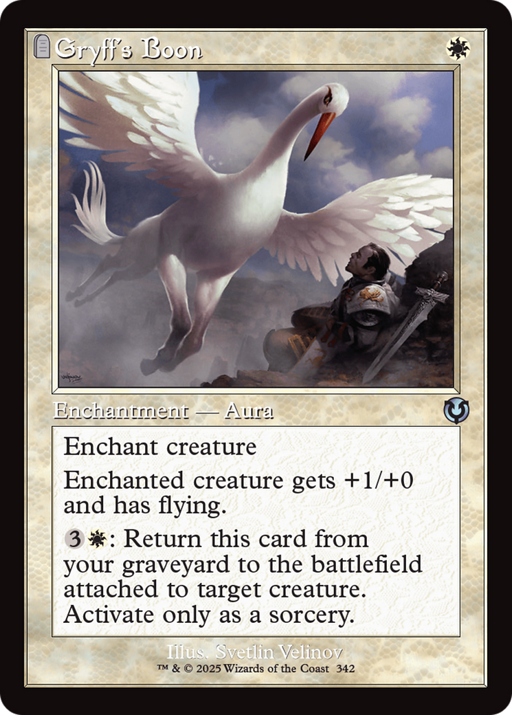 Gryff's Boon (INR-342) [Innistrad Remastered] Foil MTG Single Wizards of the Coast