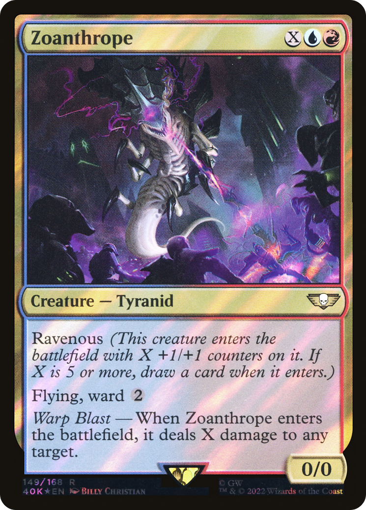 Zoanthrope (40K-149★) [Warhammer 40,000 Commander] Foil MTG Single Wizards of the Coast