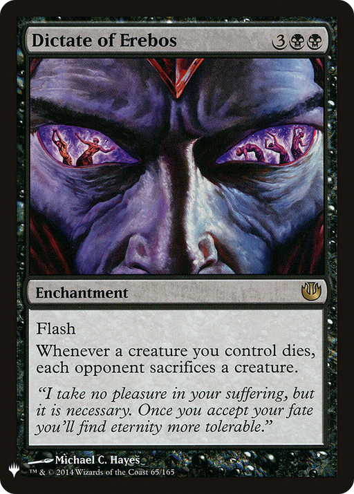 Dictate of Erebos (LIST-065) [Mystery Booster] The List MTG Single Wizards of the Coast