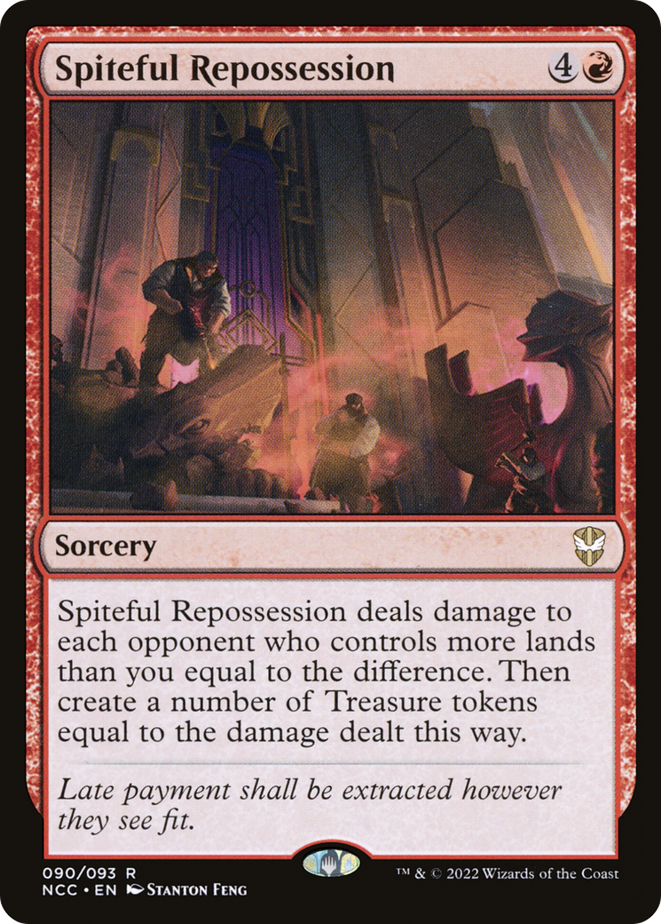 Spiteful Repossession (NCC-090) [New Capenna Commander] Foil MTG Single Wizards of the Coast