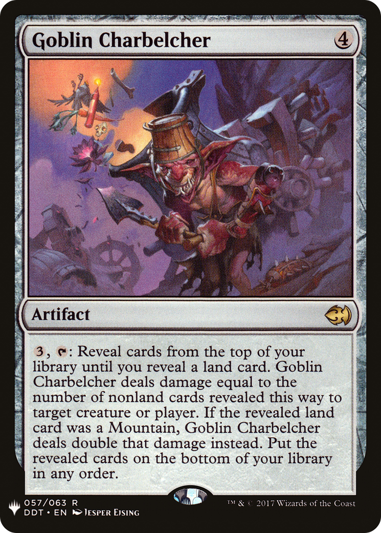 Goblin Charbelcher (LIST-DDT-57) [Mystery Booster] The List MTG Single Wizards of the Coast