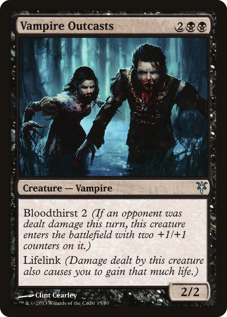 Vampire Outcasts (DDK-015) [Misc] Duel Decks: Sorin vs. Tibalt MTG Single Wizards of the Coast