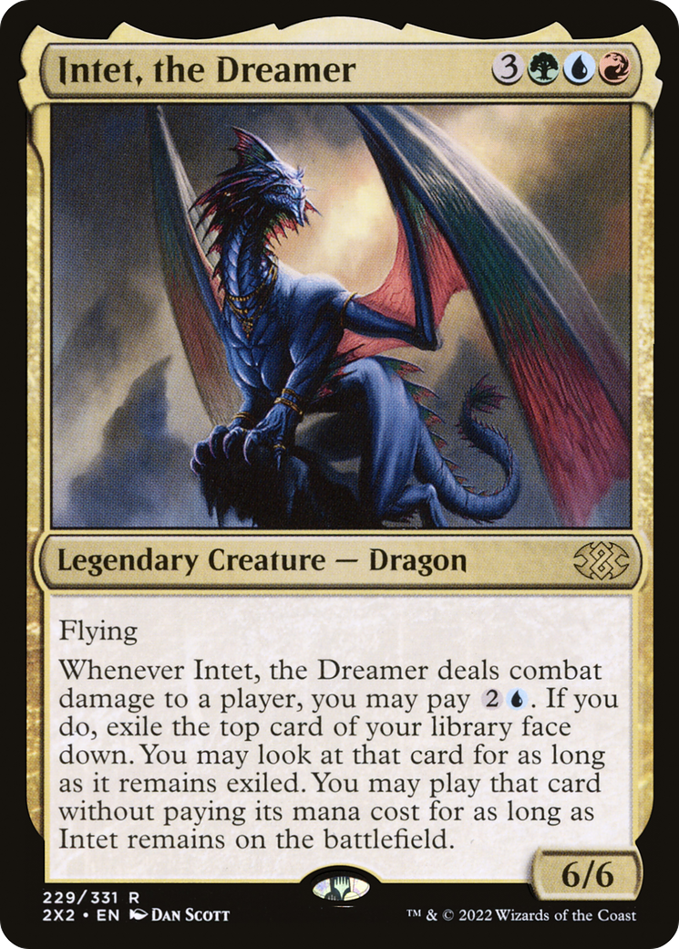 Intet, the Dreamer (2X2-229) [Double Masters 2022] Foil MTG Single Wizards of the Coast