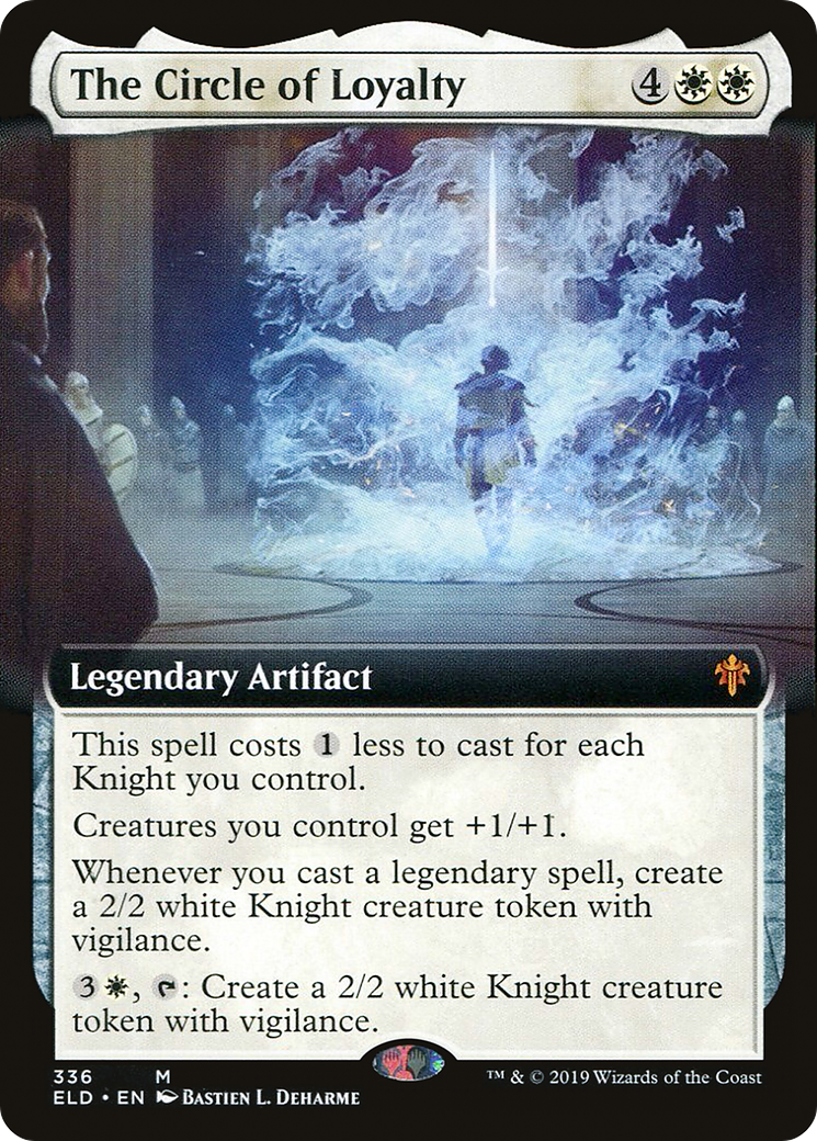 The Circle of Loyalty (ELD-336) [Throne of Eldraine] (Extended Art) MTG Single Wizards of the Coast