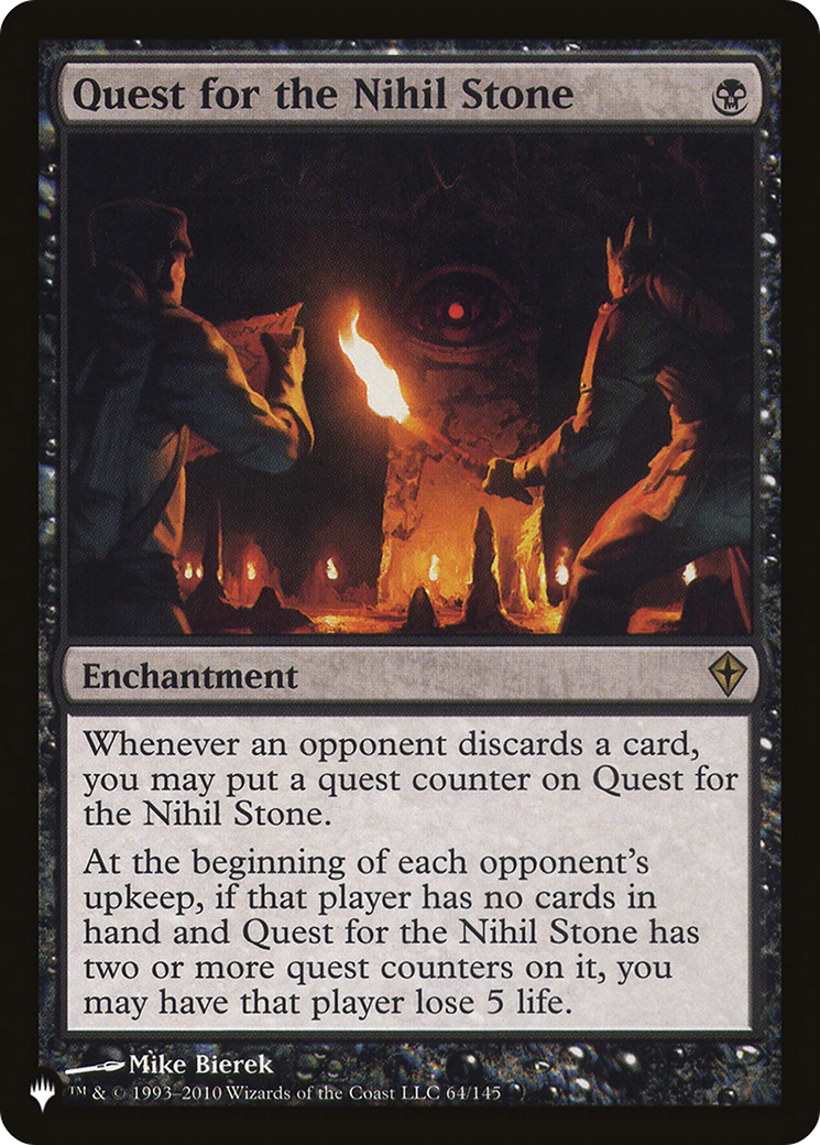 Quest for the Nihil Stone (LIST-WWK-64) [Mystery Booster] The List MTG Single Wizards of the Coast