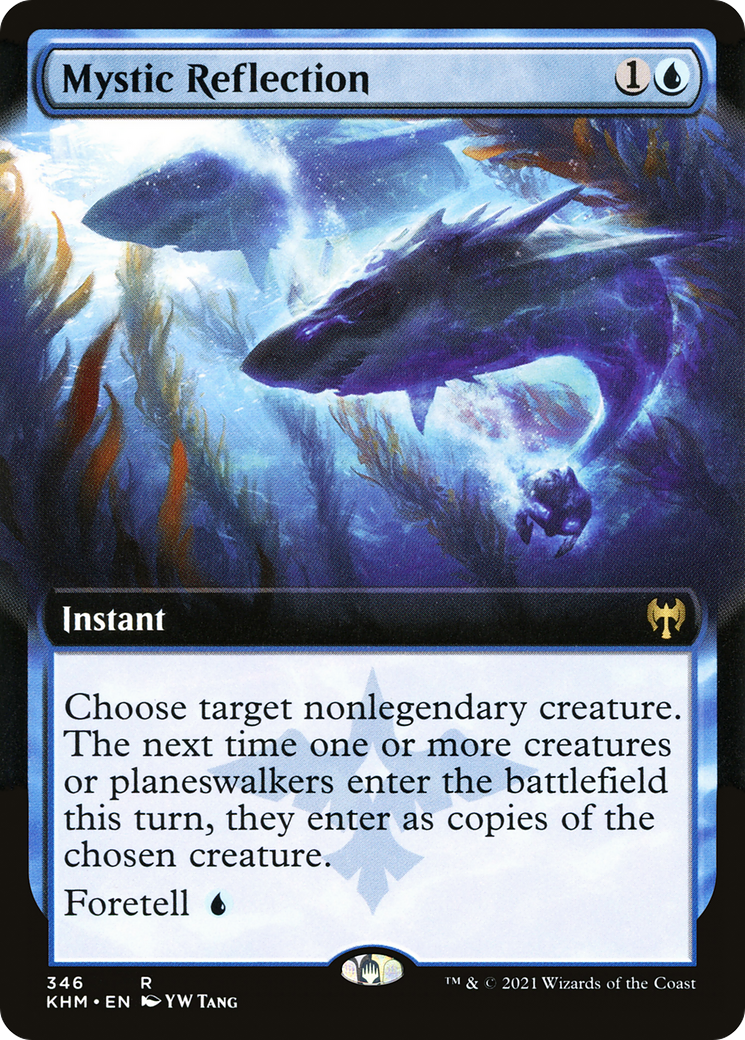 Mystic Reflection (KHM-346) [Kaldheim] (Extended Art) MTG Single Wizards of the Coast
