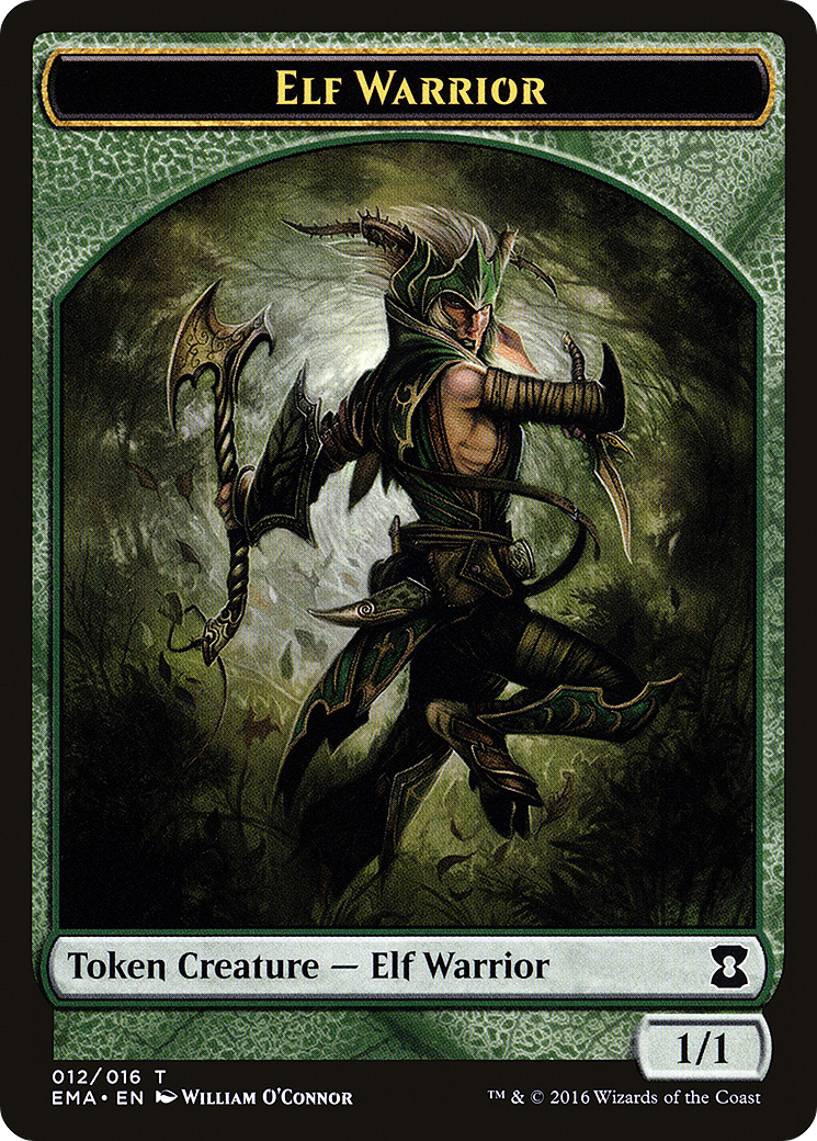 Elf Warrior (EMA-012) [Tokens] Eternal Masters Tokens MTG Single Wizards of the Coast