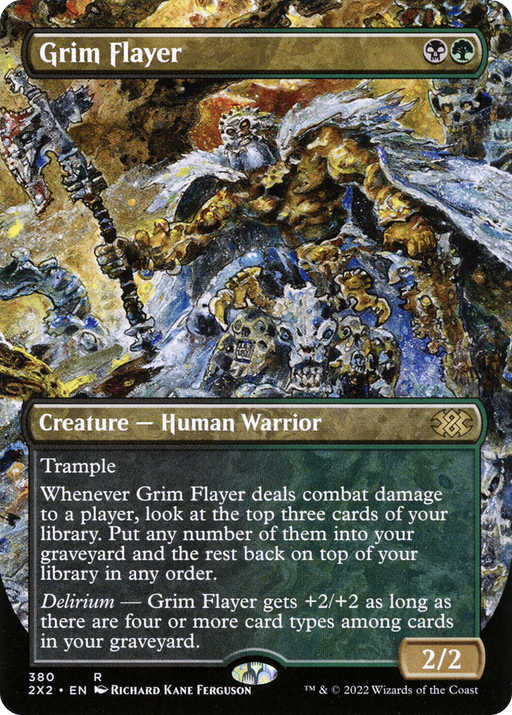 Grim Flayer (2X2-380) [Double Masters 2022] (Borderless) Foil MTG Single Wizards of the Coast