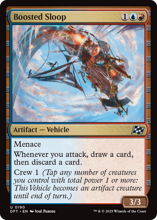 Boosted Sloop (DFT-190) [Aetherdrift] MTG Single Wizards of the Coast