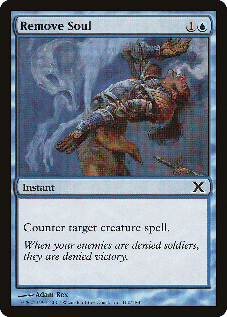 Remove Soul (10E-100) [Tenth Edition] Foil MTG Single Wizards of the Coast