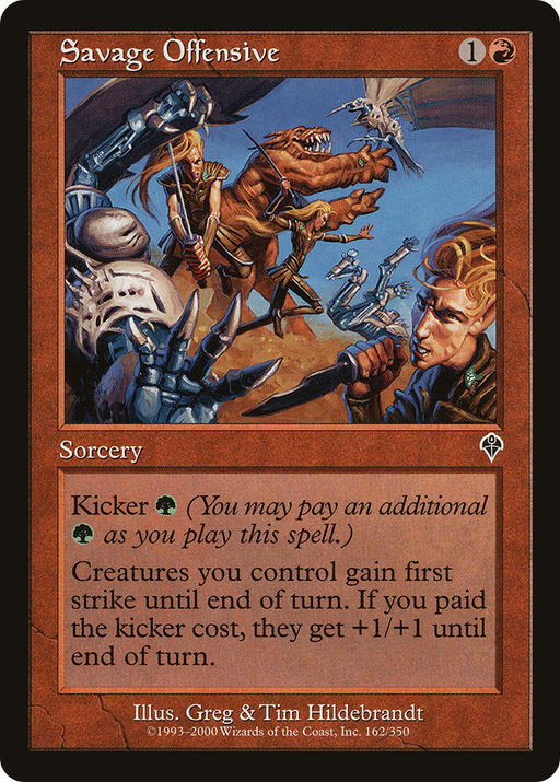 Savage Offensive (INV-162) [Invasion] MTG Single Wizards of the Coast