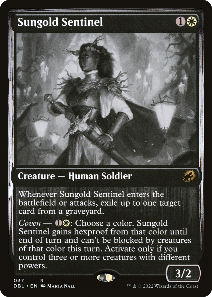 Sungold Sentinel (DBL-037) [Innistrad: Double Feature] MTG Single Wizards of the Coast