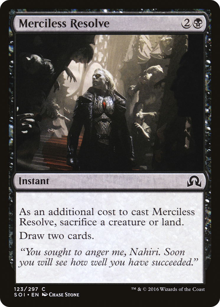Merciless Resolve (SOI-123) [Shadows over Innistrad] MTG Single Wizards of the Coast