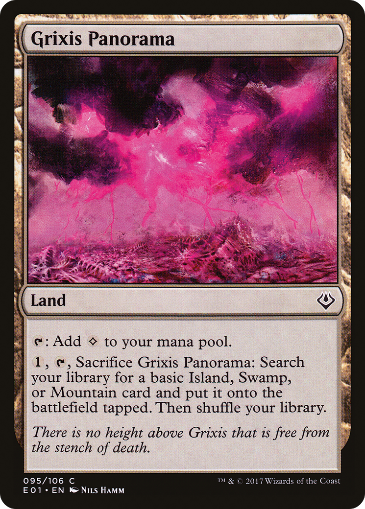 Grixis Panorama (AC2-095) [Misc] Archenemy: Nicol Bolas MTG Single Wizards of the Coast