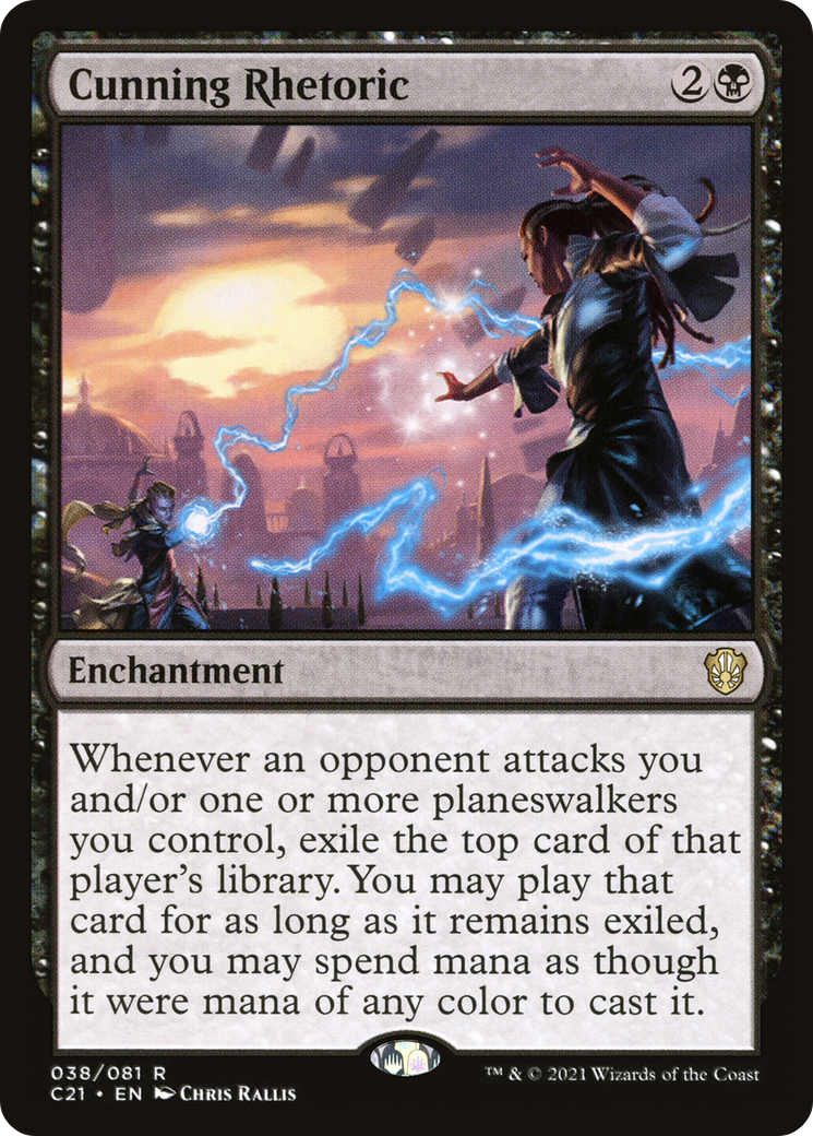 Cunning Rhetoric (C21-038) [Commander 2021] MTG Single Wizards of the Coast