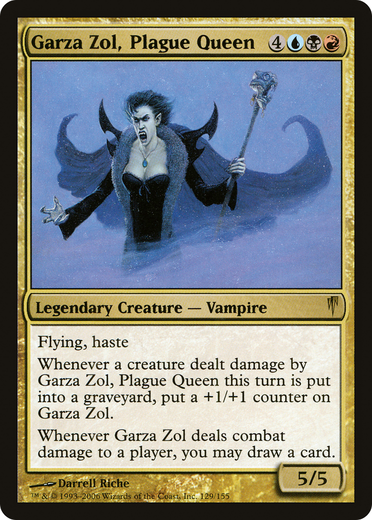 Garza Zol, Plague Queen (CSP-129) [Coldsnap] MTG Single Wizards of the Coast