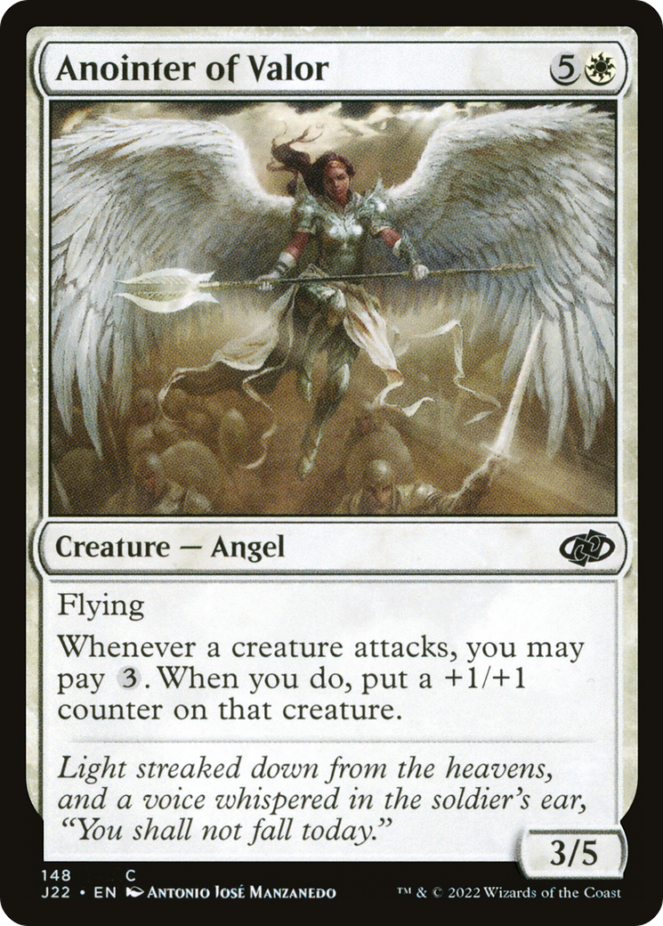 Anointer of Valor (J22-148) [Jumpstart 2022] MTG Single Wizards of the Coast