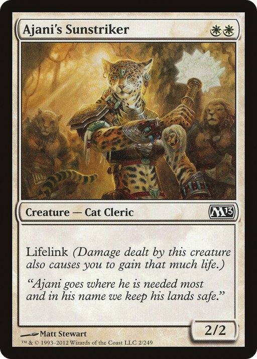 Ajani's Sunstriker (M13-002) [Magic 2013] MTG Single Wizards of the Coast
