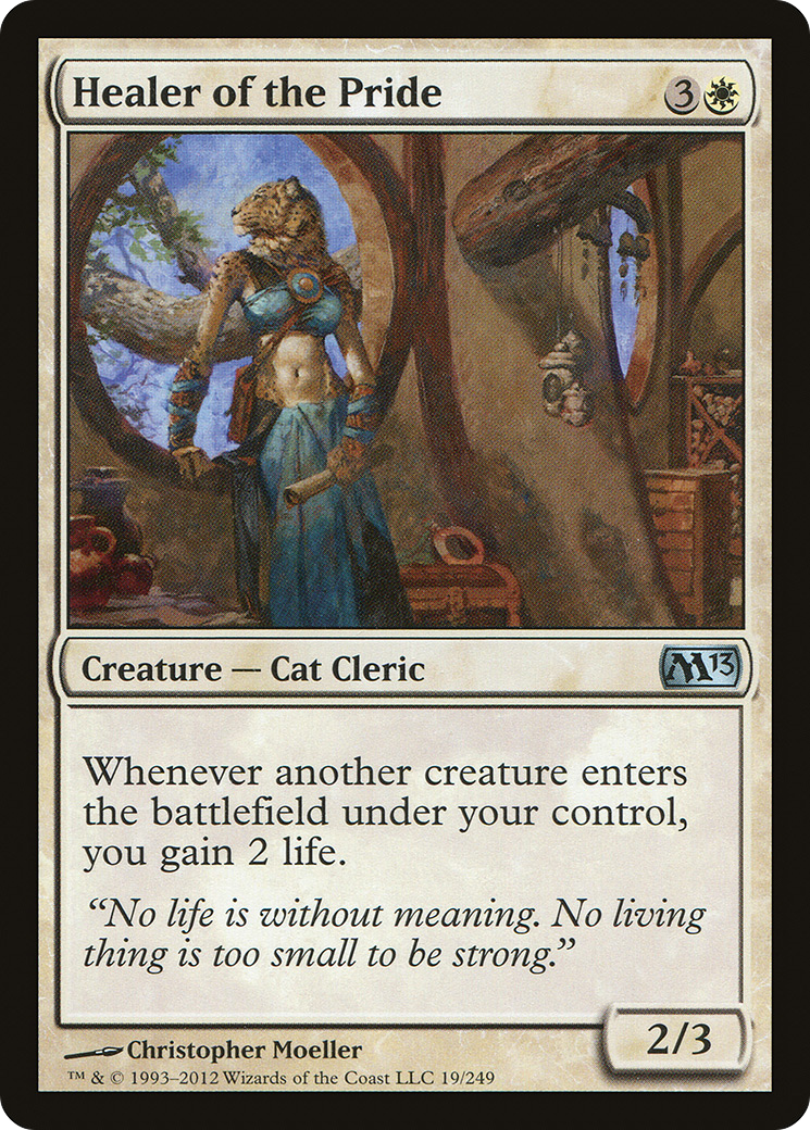 Healer of the Pride (M13-019) [Magic 2013] Foil MTG Single Wizards of the Coast