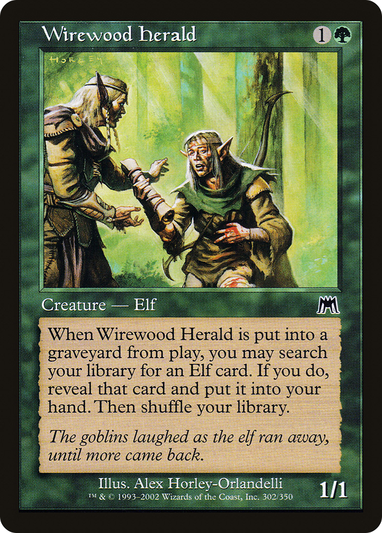Wirewood Herald (ONS-302) [Onslaught] Foil MTG Single Wizards of the Coast