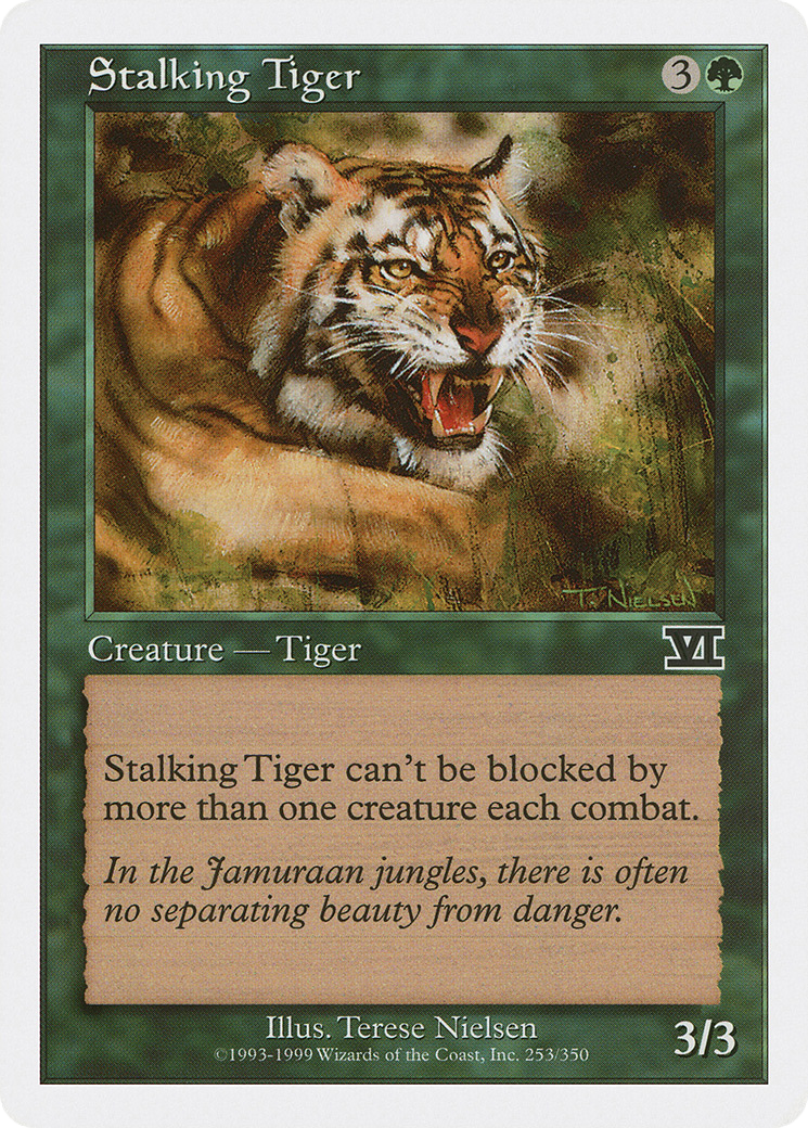 Stalking Tiger (6ED-253) [Classic Sixth Edition] MTG Single Wizards of the Coast