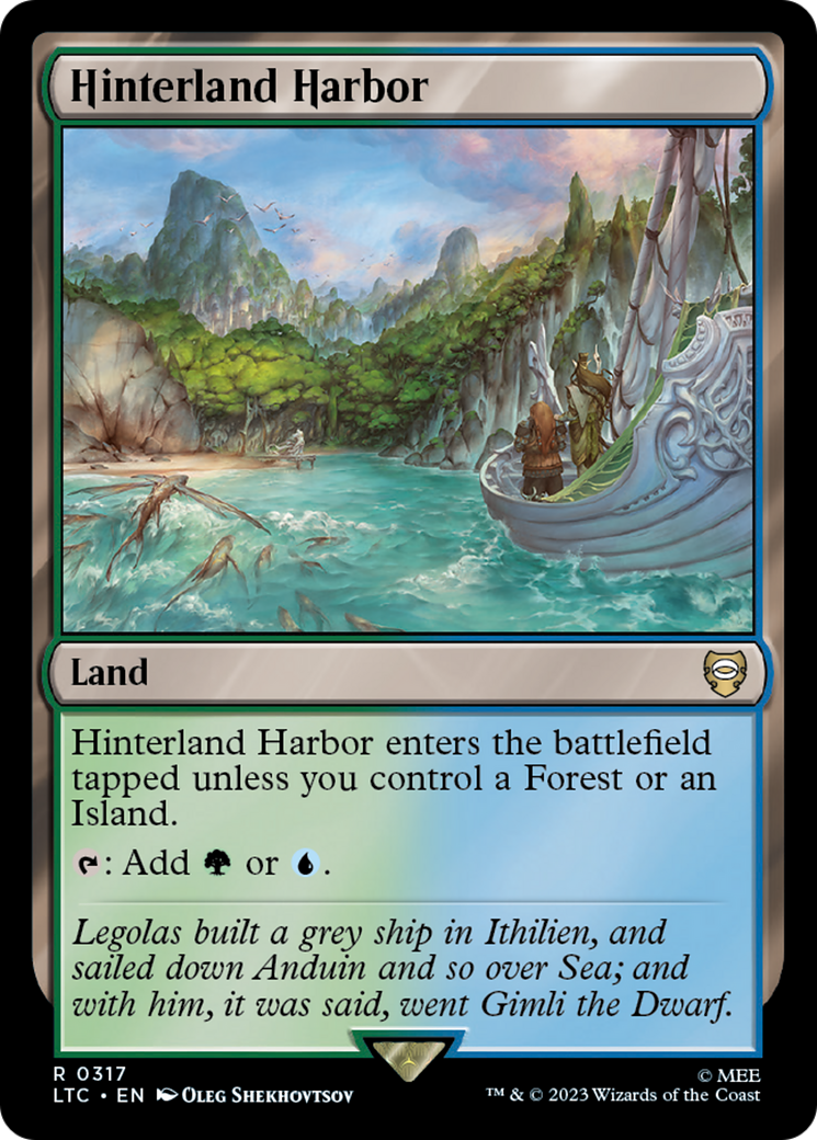 Hinterland Harbor (LTC-317) [Tales of Middle-earth Commander] MTG Single Wizards of the Coast